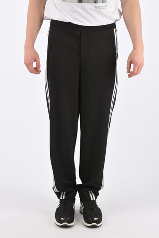 Drawstring Easy Fit Piping Pants