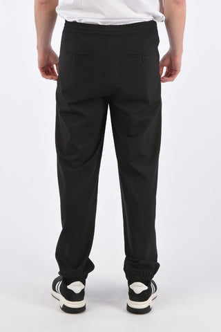 Drawstring Easy Fit Piping Pants