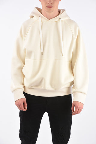 Neoprene Sweatshirt with Printed Hood