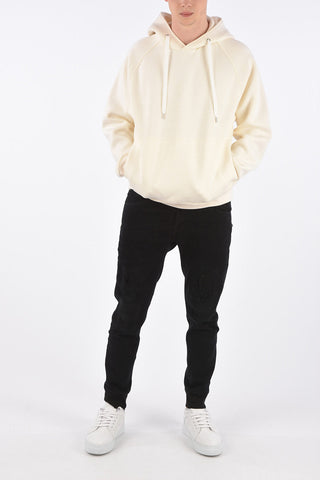 Neoprene Sweatshirt with Printed Hood