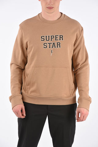 Crewneck Sweatshirt with Maxi Patch Pocket