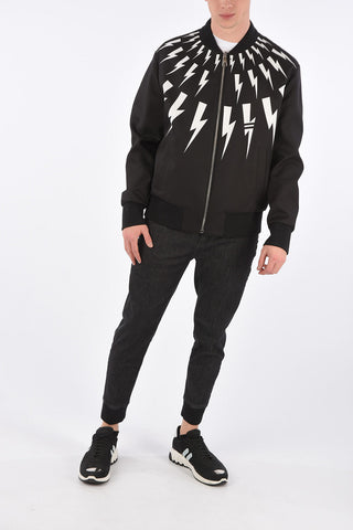 Slim Fit Reversible Bomber