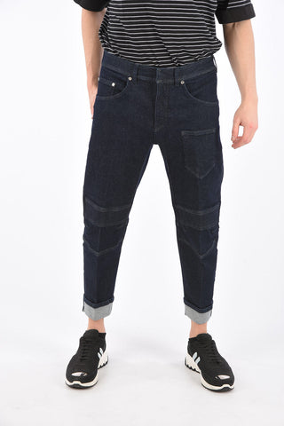 17cm cuffed hem Baggy Motocross Jeans