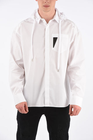 Cotton Shirt with Hood