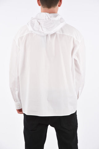 Cotton Shirt with Hood