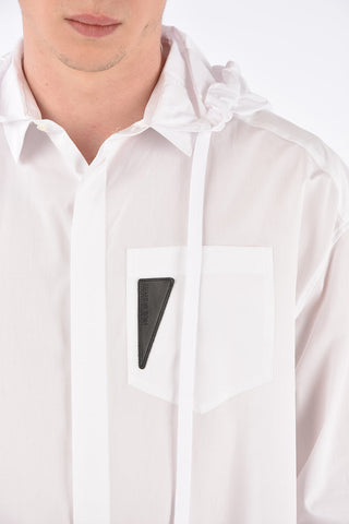 Cotton Shirt with Hood