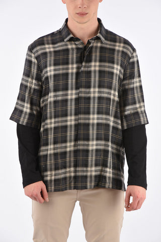 Loose Fit Hybrid Tartan Shirt