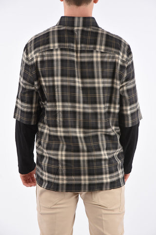 Loose Fit Hybrid Tartan Shirt