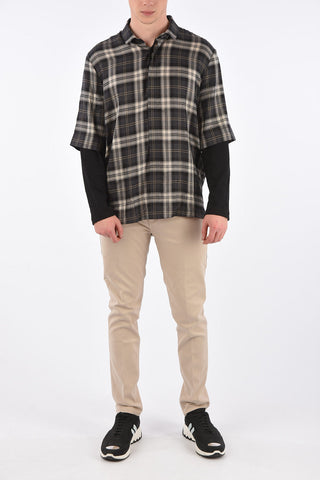 Loose Fit Hybrid Tartan Shirt
