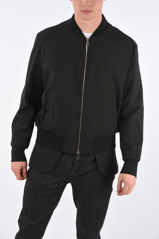 Asymmetric Slim Fit Bomber