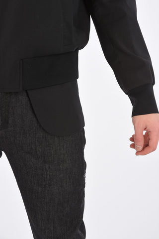 Asymmetric Slim Fit Bomber