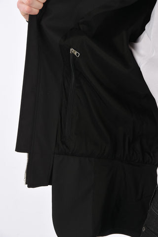 Asymmetric Slim Fit Bomber