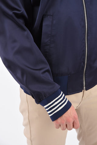 Slim Fit Bomber with Zip Closure
