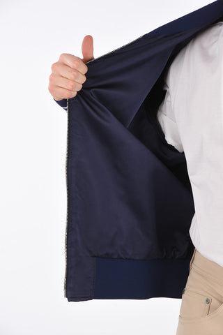 Slim Fit Bomber with Zip Closure