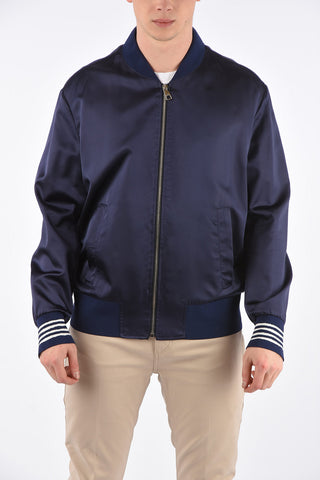 Slim Fit Bomber with Zip Closure