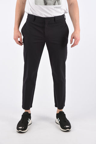 Slim Fit Belt Loops Trousers