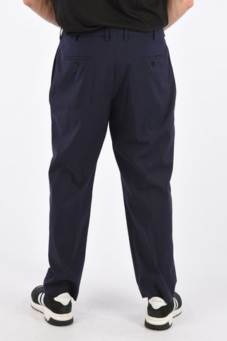 slim fit belt loops trousers