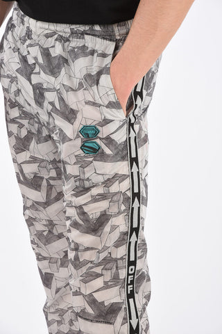 Pantalone Track ARROWS PATTERN Piping con Elastico in Vita