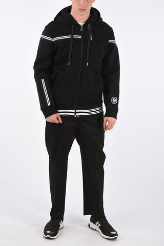 Slim Fit Sweatshirt With Zip Closure