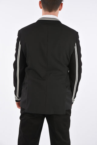 Side Vents Slim Fit 2 Button Blazer