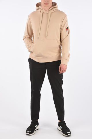 Felpa Hoodie con Maxi Tasca a Toppa