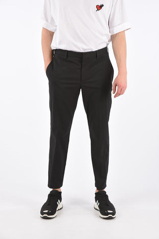 Slim Fit Belt Loops Trousers