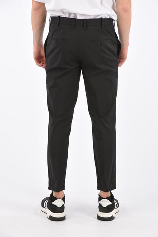 Slim Fit Belt Loops Trousers