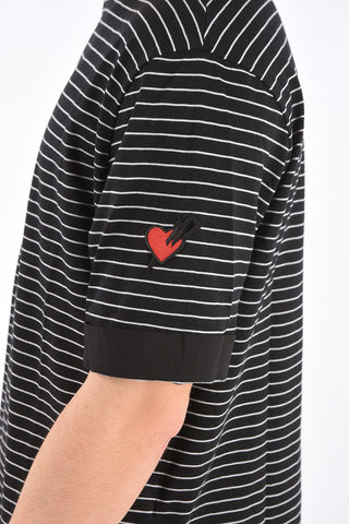 T-shirt a Righe Easy Fit