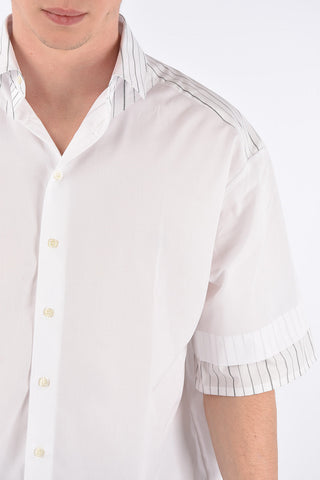 Short Sleeve Shirt with Striped Details