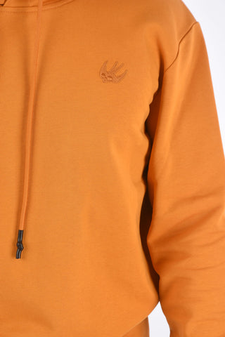 MCQ Felpa Hoodie con Dettaglio Ricamato