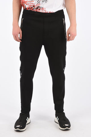 Skinny Fit Neoprene Jogger Pants