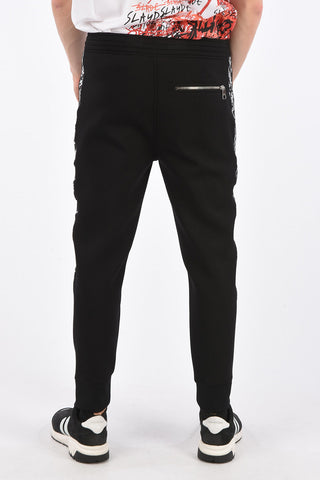 Skinny Fit Neoprene Jogger Pants