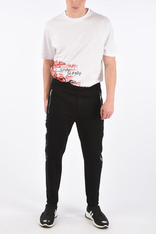 Skinny Fit Neoprene Jogger Pants