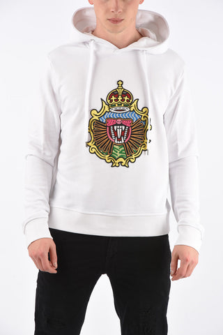 Embroidered Sweatshirt with Hood