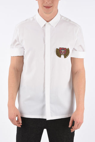 Camicia Loose Fit a Manica Corta