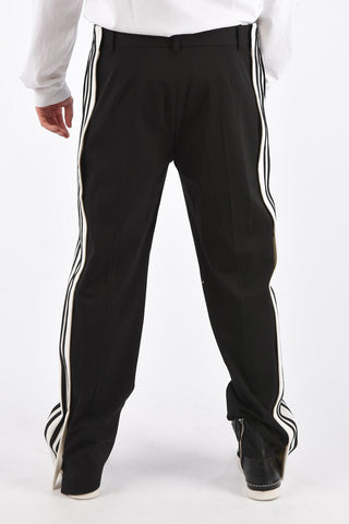Straight Fit Pants with Contrast Side Band