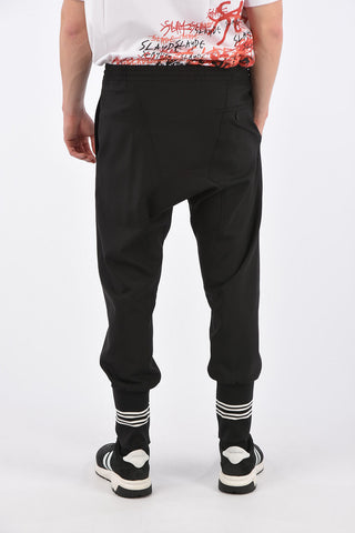 Pantalone Slouch Fit con Elastico in Vita