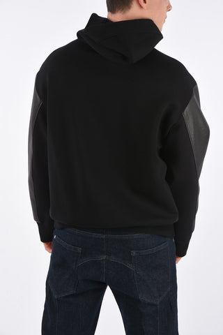 Ecoleather Details Easy Fit Sweatshirt