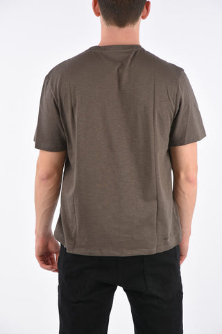 Cotton T-Shirt with Breast Pocket