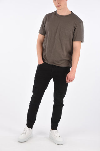 Cotton T-Shirt with Breast Pocket