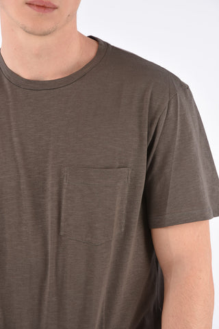 Cotton T-Shirt with Breast Pocket