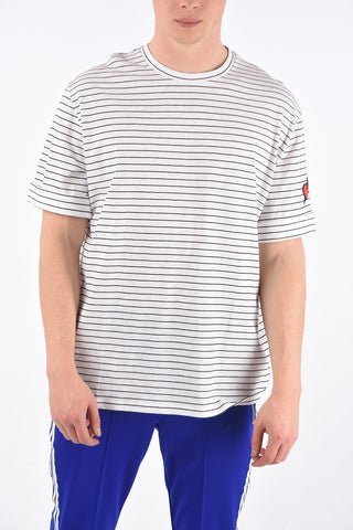 T-Shirt a Righe Easy Fit