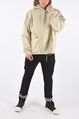 Felpa Hoodie Distressed