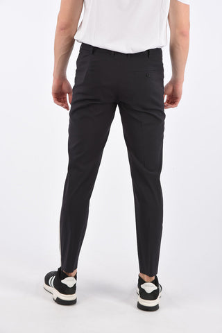 Pantalone Piping con Zip alla Caviglia