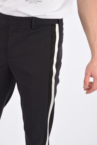 Pantalone Piping con Zip alla Caviglia