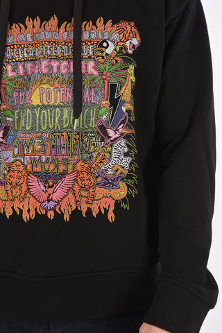 Easy Fit ART COLLAGE Hoodie