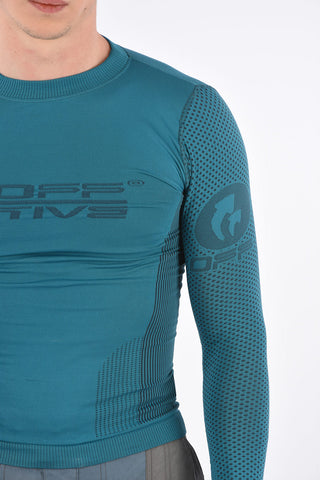 Top SEAMLESS Running Manica Lunga
