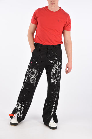 21cm Ankle Split FUTURA ALIEN CARPENTER Jeans