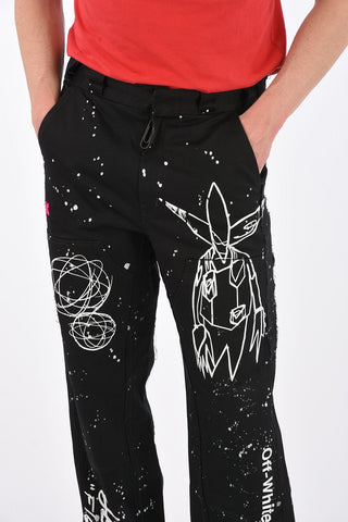 21cm Ankle Split FUTURA ALIEN CARPENTER Jeans