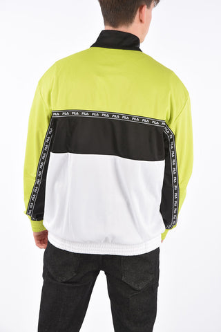 Felpa Fluo con Chiusura Zip